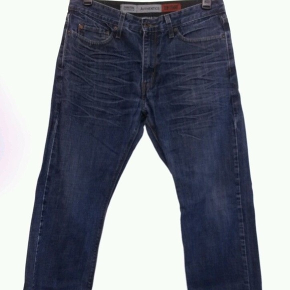 SOLD!! Men's LEVIS Slim Straight  33x32 Jeans Mens - Picture 2 of 7
